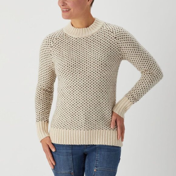 Duluth Trading Co Sweaters - Duluth Trading Co Women's Size S Woolpaca Jacquard Pullover Sweater